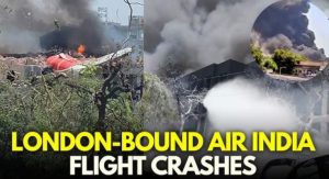 London-bound Air India passenger plane with 242 aboard crashes minutes after takeoff….